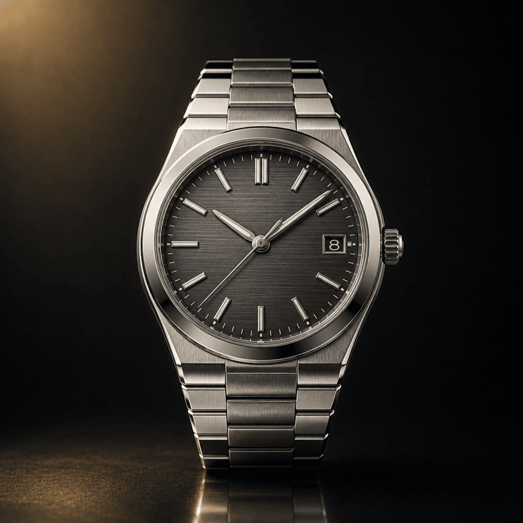 Integrated-Bracelet Sports Watch